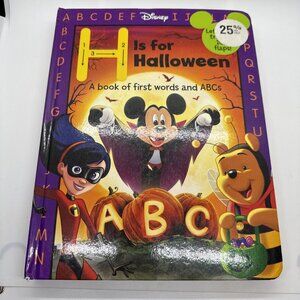 H Is for Halloween by Disney Book Disney Book Group (2018, Children's Board...